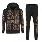 2019 luxury tracksuit hommes jacket philipp plein jogging suits gold qp skull